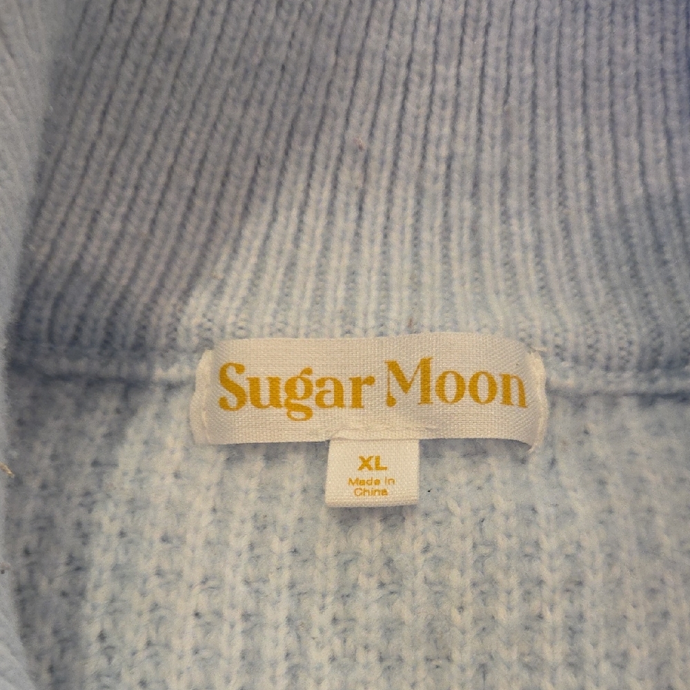 Women's Light Blue Sweater - Picture 7 of 9